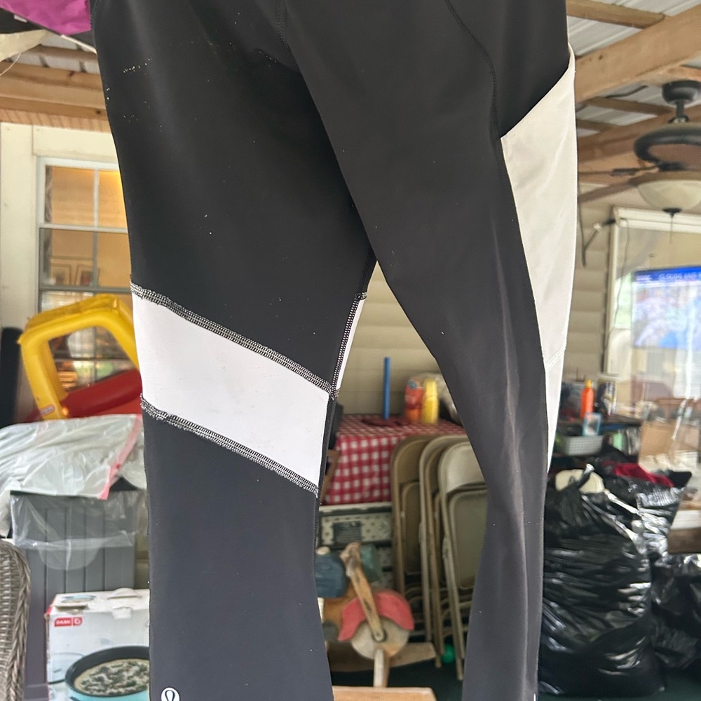 Black and White Athletic Leggings